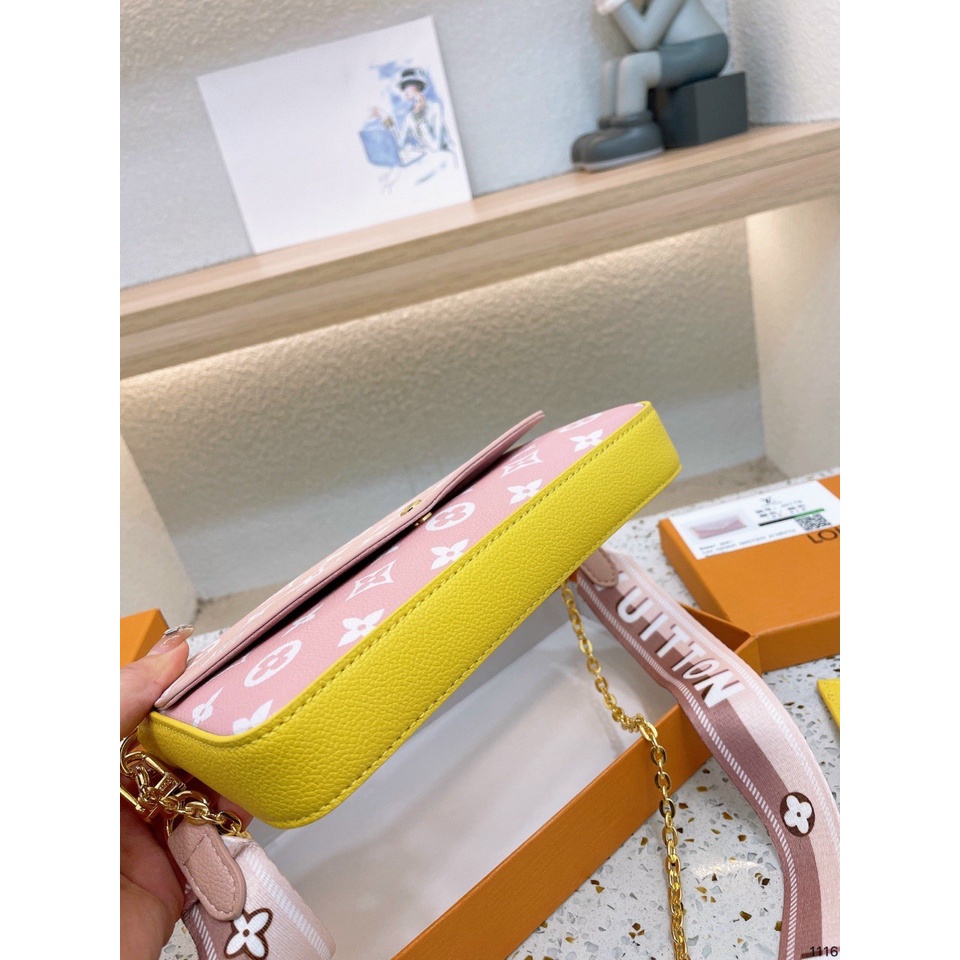 Set túi 3 món bì thư hồng xinh size 20cm fullbox