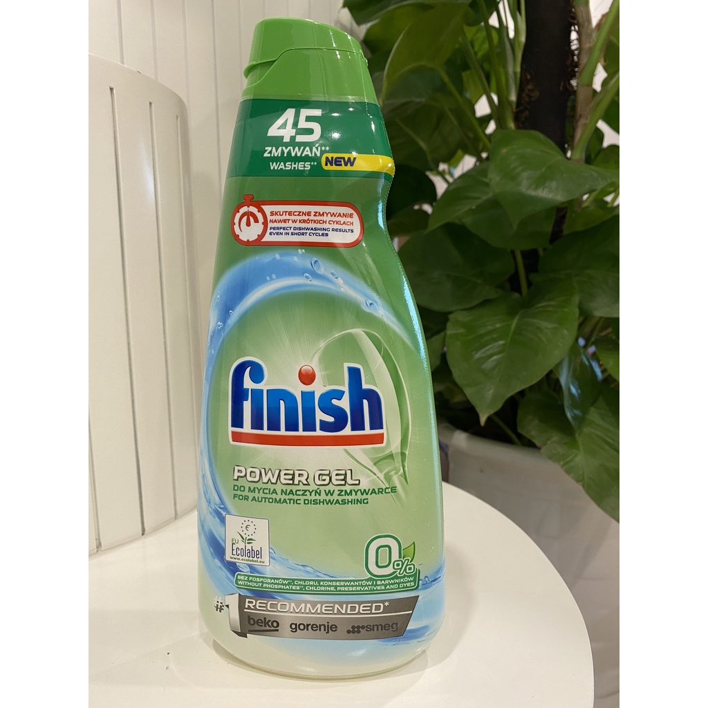 Combo Gel rửa bát Finish Classic 650ml + Muối rửa bát finish 1.2kg + Nước làm bóng 750ml, combo xà phòng gel muối bóng