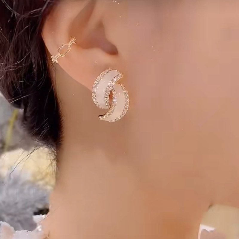 Đôi Khuyên Tai Nữ Hình Học Thanh Lịch Thời Trang