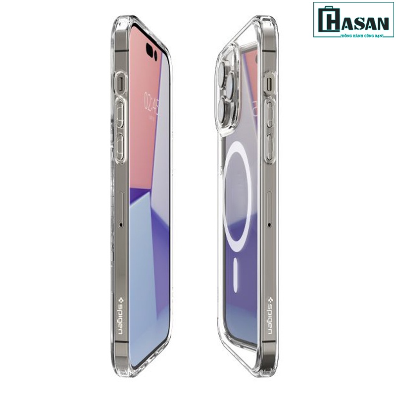 Ốp lưng Magsafe iPhone 14 Pro SPIGEN Crystal Hybrid Magfit