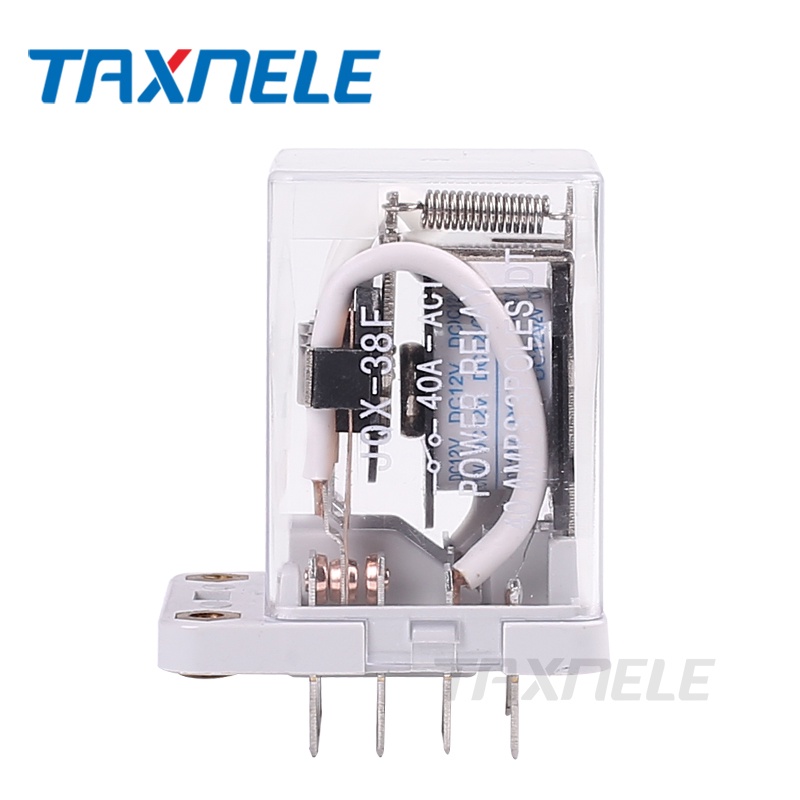 Rơ Le Điện Từ JQX-38F 3Z 40A 11pin DC12V DC24V AC110V AC220V Kèm Đế