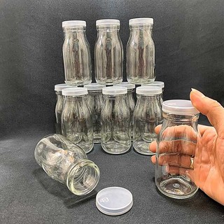 Lọ đựng sữa chua 100ML mẫu Pudding Trụ Tròn Cao - Nắp nhựa – Hũ chưng yến thủy tinh - Hủ yaourt siêu trong