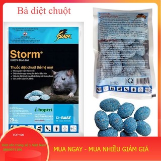 Thuốc bả chuột diệt chuột storm đức gói 20 viên