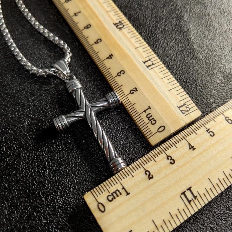 Dây Chuyền Nam Nữ Bạc Mặt Chữ Thập LOKI. Accessories Cao Cấp - Vòng Cổ Nam Hot Chất Liệu Titan- Vòng Cổ Thánh Giá