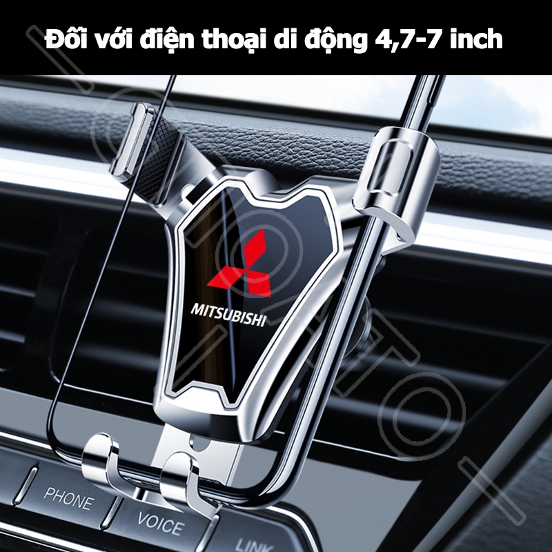 GTIOATO Giá Đỡ Điện Thoại Trên Ô Tô Cửa Gió Giá Đỡ ĐiệN ThoạI Oto KẹP ĐiệN ThoạI Oto GắN ĐiệN ThoạI TrêN Xe HơI KẹP Đt TrêN Ô Tô Phụ KiệN Xe HơI Cho Mitsubishi L300 L200 Xpander Cross Outlander Attrage Xpander Lancer Space Star