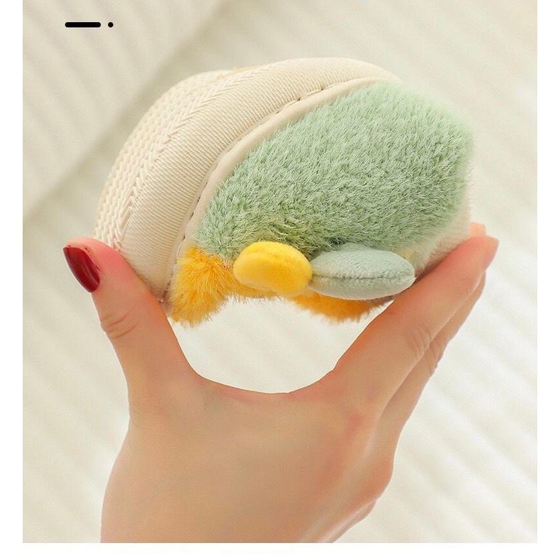 Dép bông trong nhà, dành cho bé Mix 2 màu tinh tế, lớp lông siêu êm mềm mợt SC06