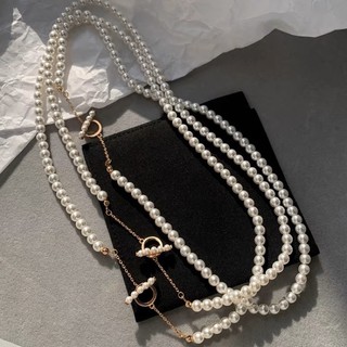 Vòng cổ ngọc nhỏ khóa OT - Olivia’s Stuff