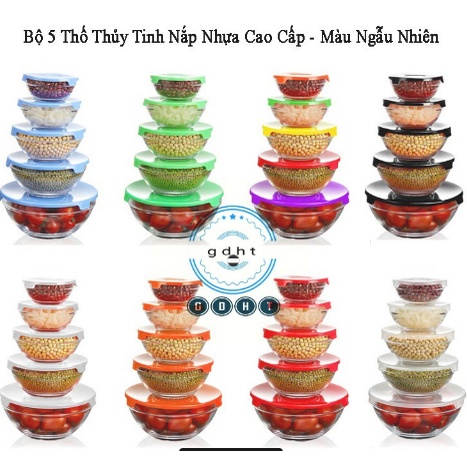 Combo 10 bát thủy tinh các cỡ