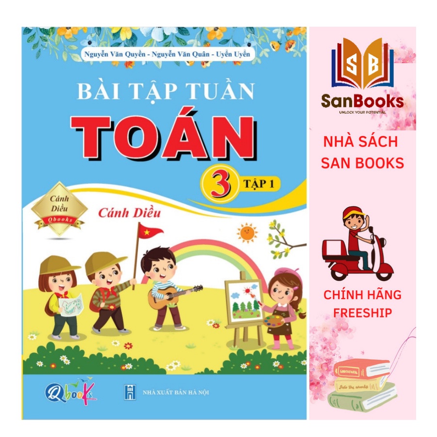 Combo Bài Tập Tuần và Đề Kiểm Tra Toán Lớp 3 - Học Kì 1 - Cánh Diều (2 cuốn)