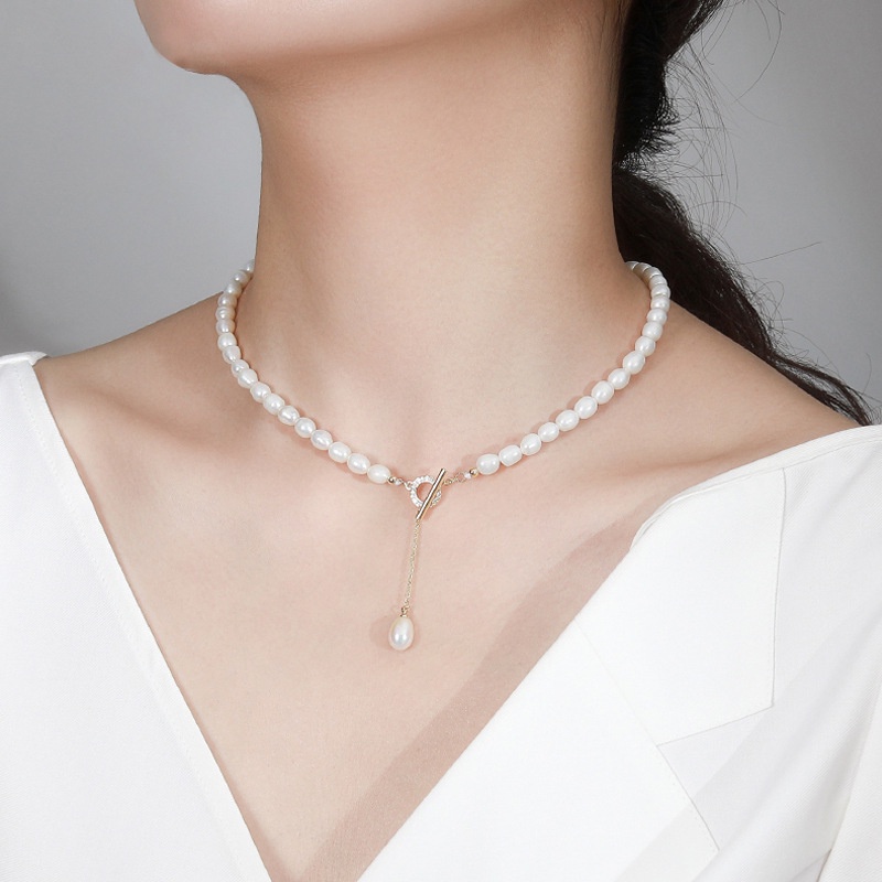 Vòng cổ Ngọc Trai Tự Nhiên 5-6mm Chính Hãng 5-6mm