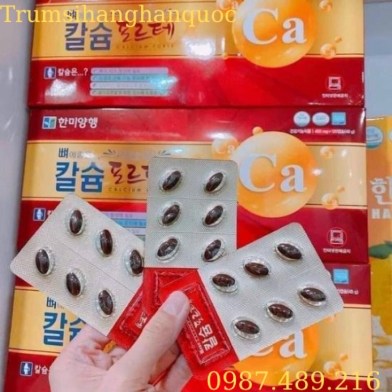 Viên Canxi Hanmi Hàn Quốc, Hộp đỏ 120 viên [ Hàng Mới Về ]