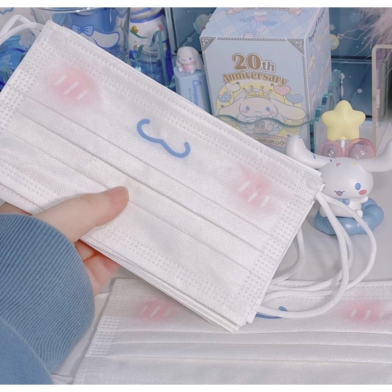 Khẩu trang gấu in hoạt hình dễ thương cho nữ