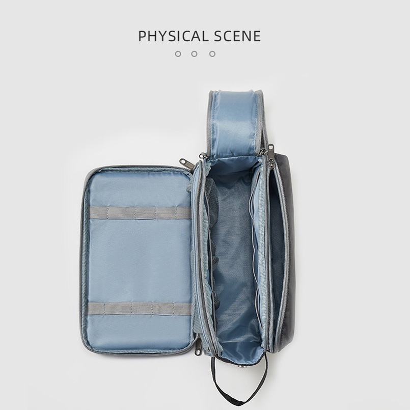 Túi Đựng Đồ Trang Điểm Cạo Râu Chống Thấm Nước Di Động Sắp Xếp Gọn Gàng Trong Tuần Và Đêm