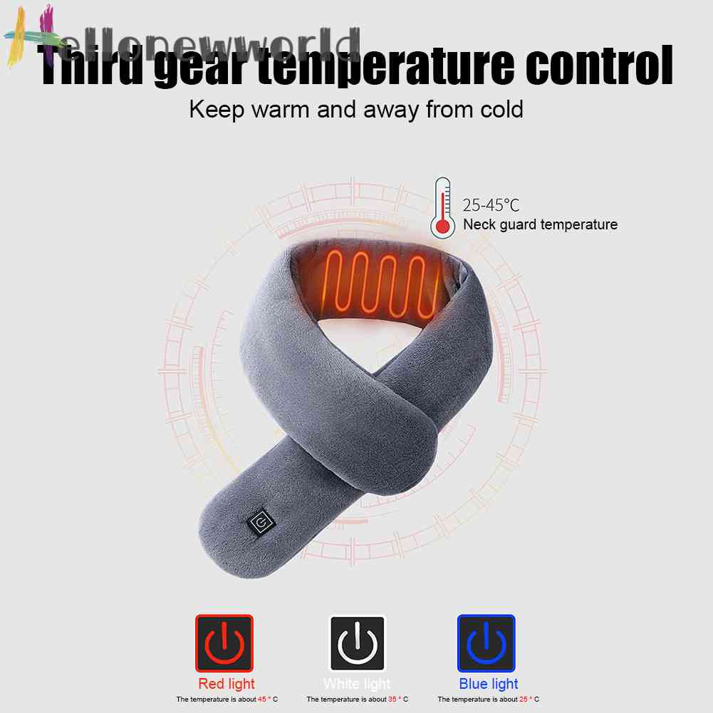 Khăn Choàng Cổ Sưởi Ấm Bằng Điện Có Thể Điều Chỉnh Nhiệt Độ Thông Minh