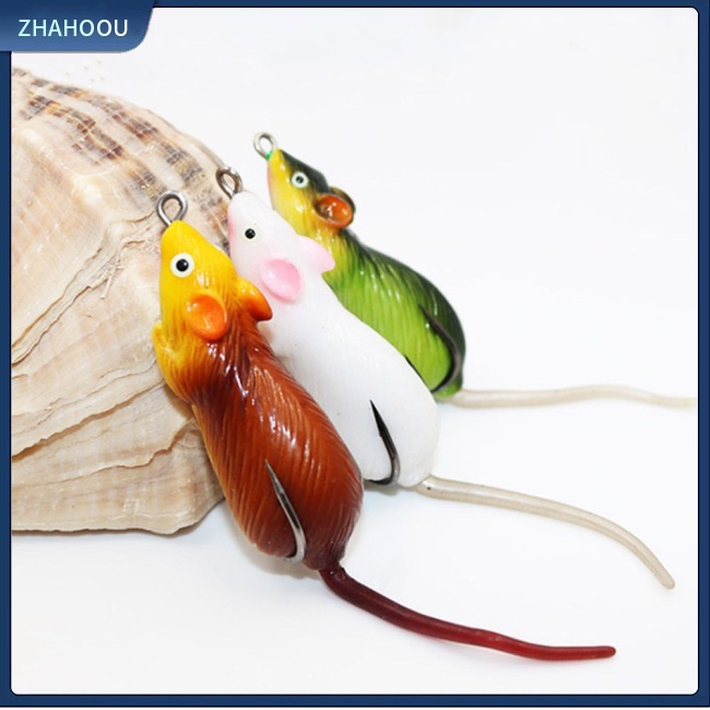 ☃Nhà☃ Mồi Câu Cá Giả Hình Ếch / Chuột 12g / 6.5cm Chất Liệu Mềm Mại