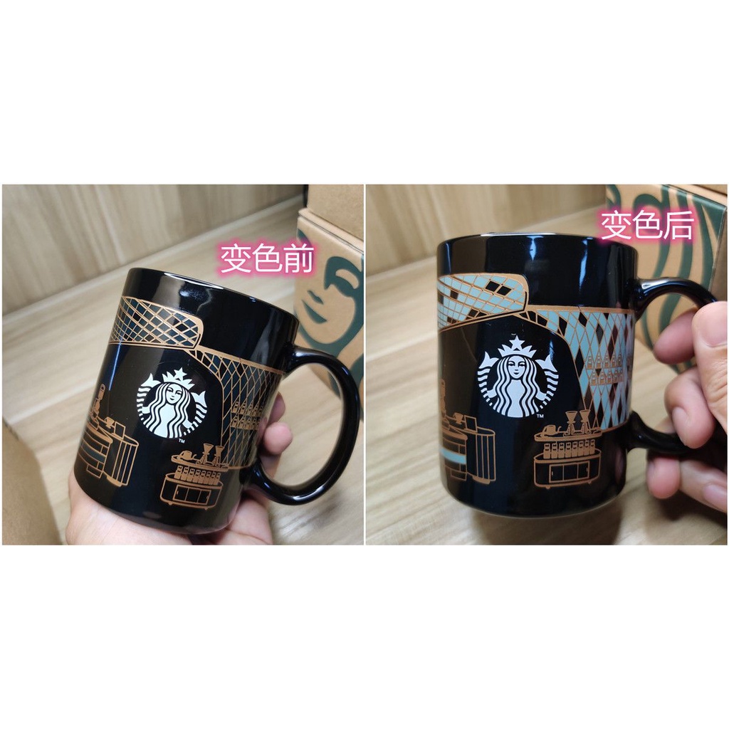 Starbucks Cốc Sứ Đổi Màu Theo Nhiệt Độ Cao Cấp