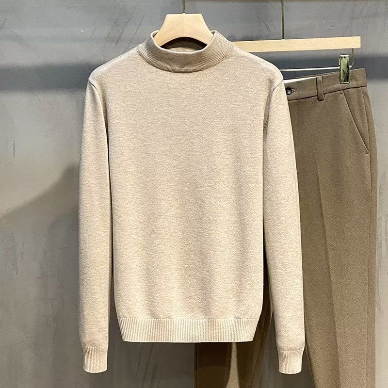 Áo Sweater Cổ Lọ Màu Trơn Thời Trang Hàn Quốc Cho Nam 50%