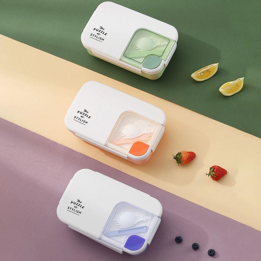 EBINLANDS Hộp Đựng Cơm Trưa Hình Chữ Nhật Có Thể Tái Sử Dụng