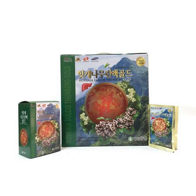 Nước Bổ Gan Hovenia Rồng đỏ Hàn Quốc, Hộp 30 Gói *70ml [ Hàng Mới Về ]