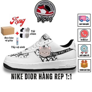Giày af1 đen trắng phiên bản SC, giày sneaker nam nữ AF1 đen trắng full size, full phụ kiện có BOX bảo vệ giày