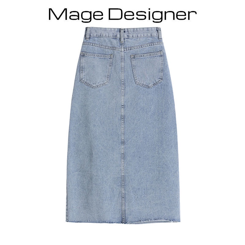 Chân váy jean Lưng Cao Thời Trang Mùa Hè Hàn Quốc 2022 Dành Cho Nữ