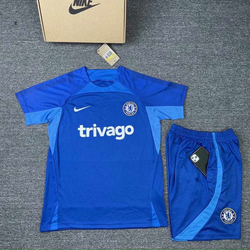 Áo Bóng Đá CLB Chelsea Training 22/23 - Quần có túi - Vải Polyester Thái
