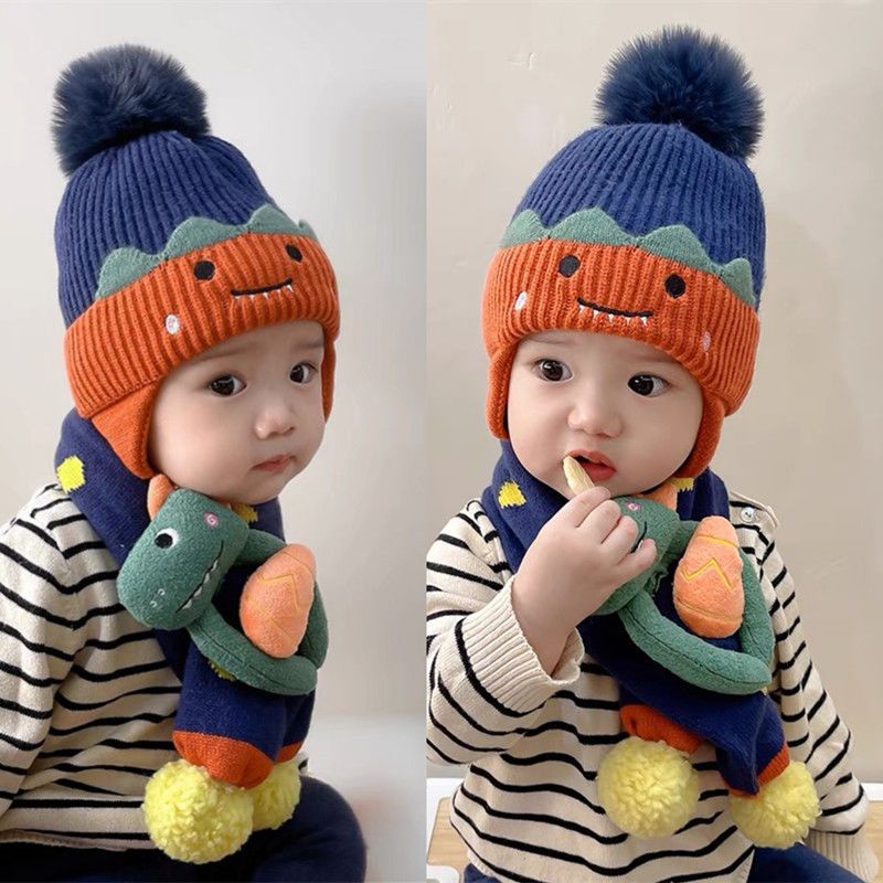 Bộ Mũ Len Và Găng Tay Dễ Thương Cho BéMũ Lưỡi Trai Thiết Kế Đơn Giản Thời Trang Cao Cấp(只包含帽子！只包含帽子！)