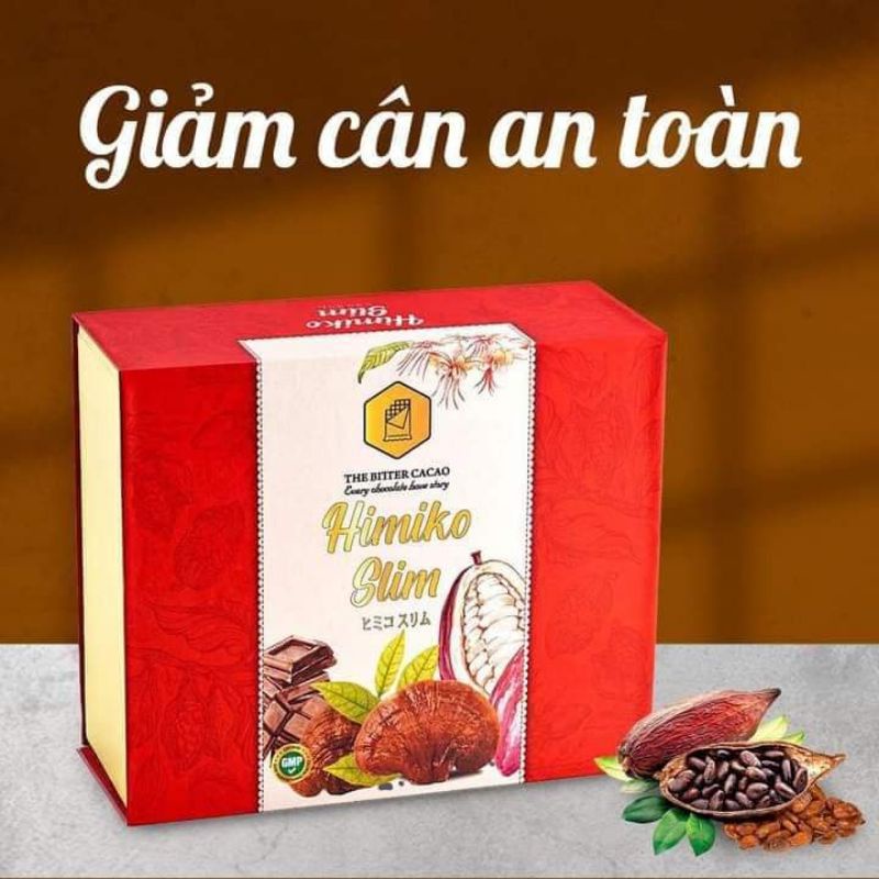 Cacao Himiko Nấm Linh Chi  hộp 20 gói