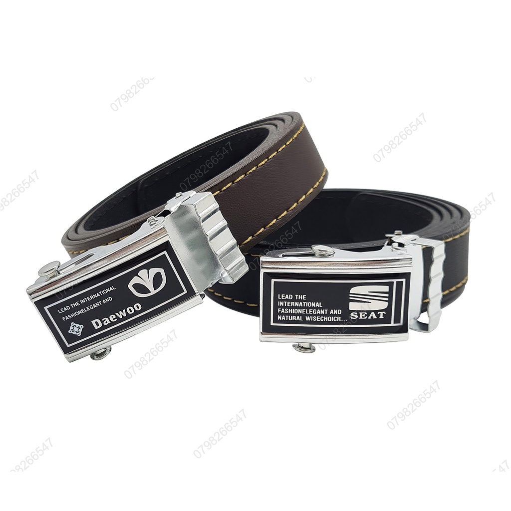 Dây nịt cho bé trai giá rẻ DHM-256 | Đầu khoá con lăn bản nhỏ 2.3cm - Giao logo ngẫu nhiên | Bảo hành 12 tháng