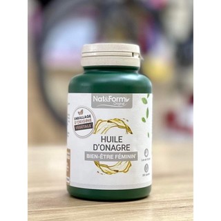 Tinh dầu hoa anh thảo hữu cơ pháp nat & form, 200 viên