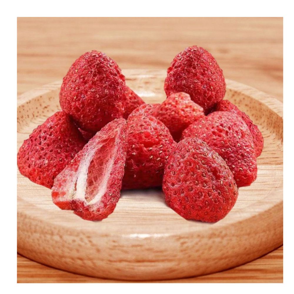 Dâu Tây Sấy Giòn Làm Kẹo Nougat Gói 50gr