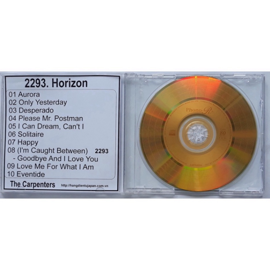 Bộ 4 CD nhóm nhạc Carpenters ( 2292 - 2295 )0