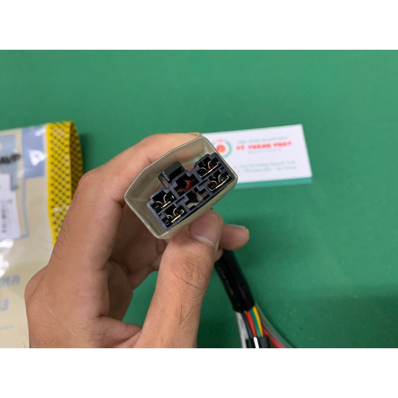 Dây chuyển sạc Ex 135 --> Ex 150 dài có Relay AV-G150