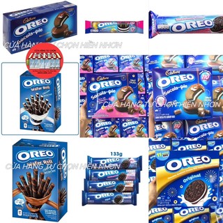 Các dòng bánh Oreo - Oreo Pie/ Oreo bánh quy/ Oreo quế