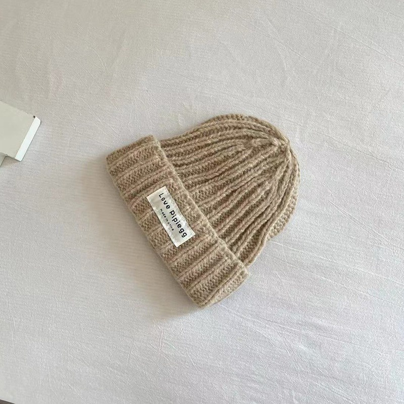 Mũ Len Dệt Kim Kẻ Sọc Dọc Màu Sắc Kẹo Ngọt Xinh Xắn Phong Cách Hàn Quốc Cho Bé
