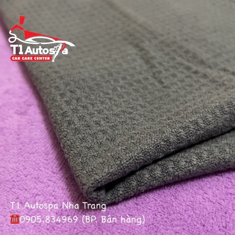 Khăn nano lau kính cao cấp 40 x 40cm cho ô tô, xe hơi, sợi Microfibre