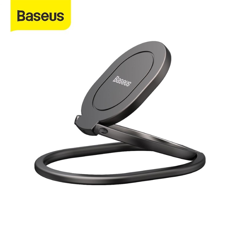 Iring điện thoại Baseus nhẫn đeo đt giá đỡ xoay 306 độ hỗ trợ đế hít nam châm cho samsung ip oppo xiaomi ...