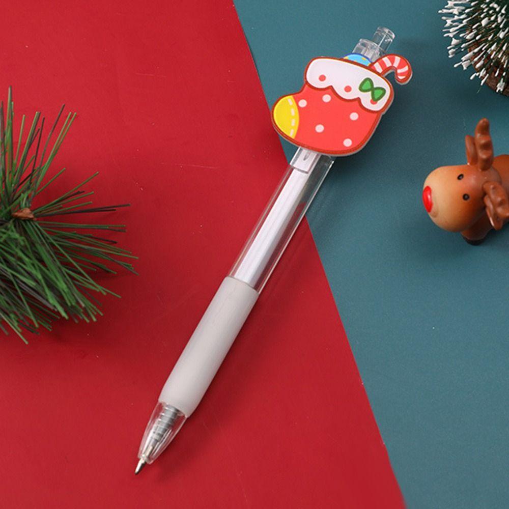 CHOOKEY Set 6 Bút Mực Gel Dạng Nhấn Tiện Dụng Cho Học Sinh