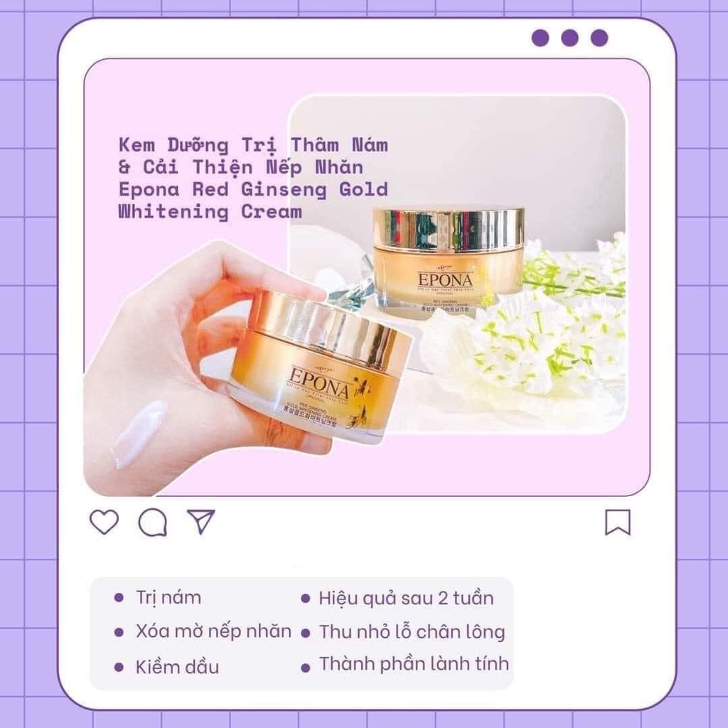 KEM DƯỠNG TRẮNG - CẤP ẨM CHUYÊN SÂU EPONA