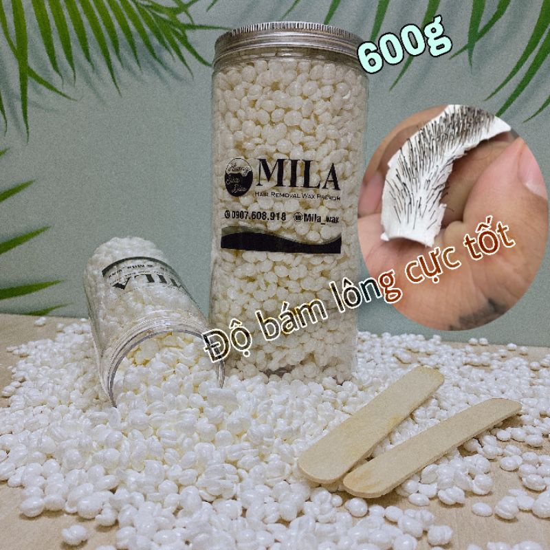 Sáp wax lông ,Triệt Lông Hương Dừa : thơm dịu ,không chất nhựa thông ,siêu bám lông - tặng 2 que gỗ