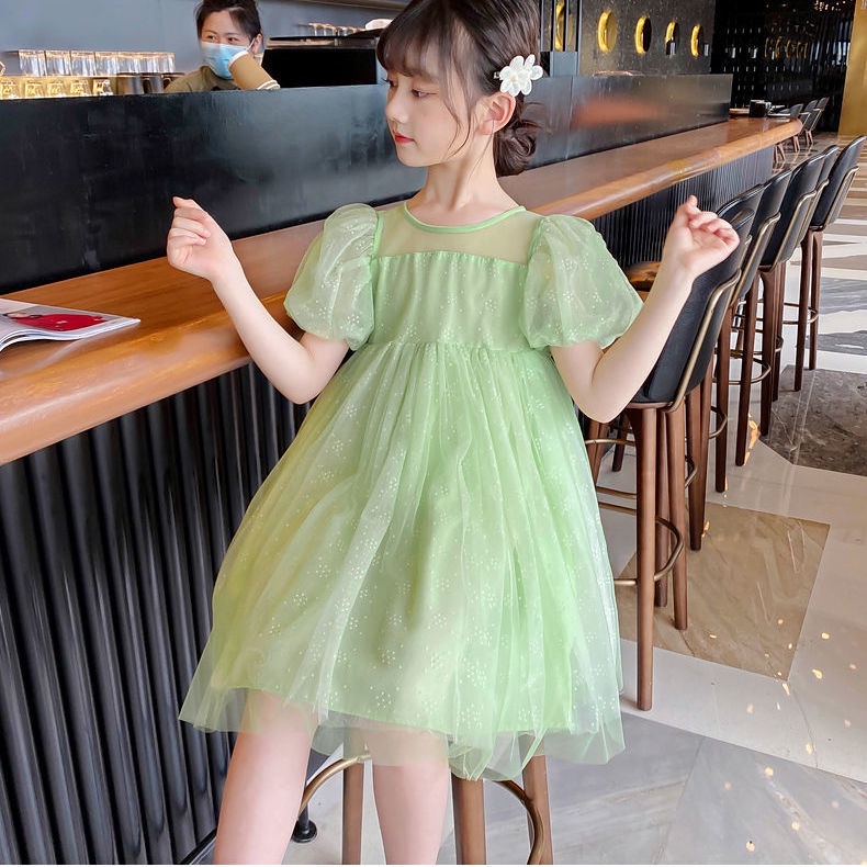 Đầm Công Chúa Phong Cách Hàn Quốc Thời Trang Mùa Hè 2022 Mới Cho Bé Gái