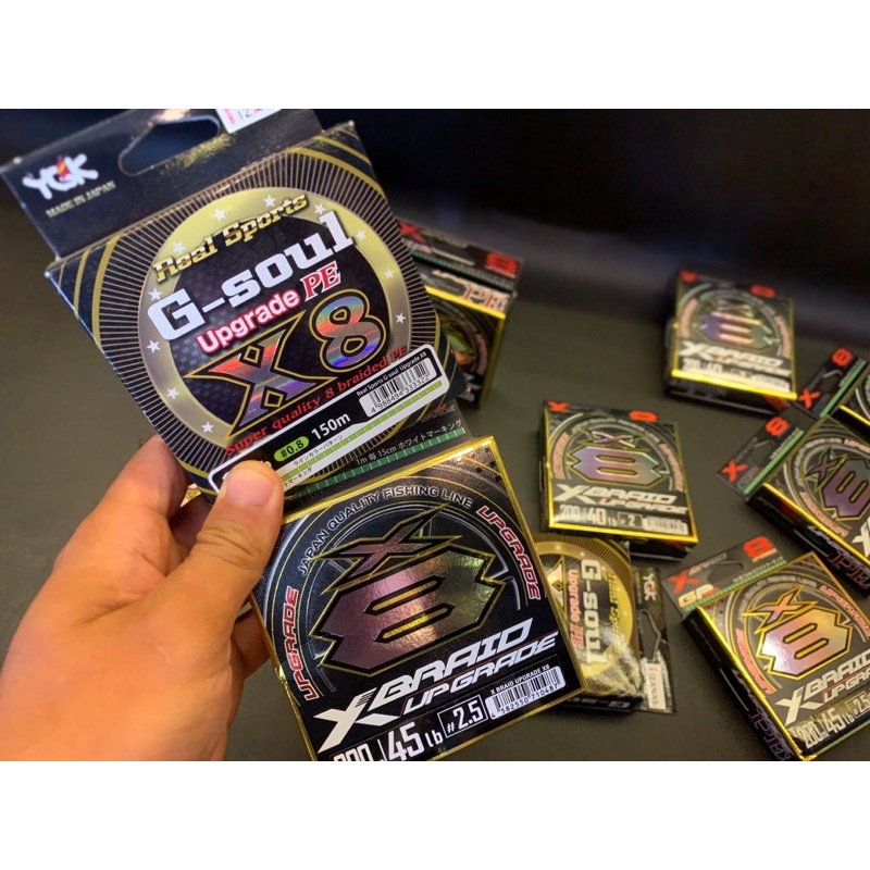 Dây PE YGK X8 chính hãng. Hàng chẩn Japan.