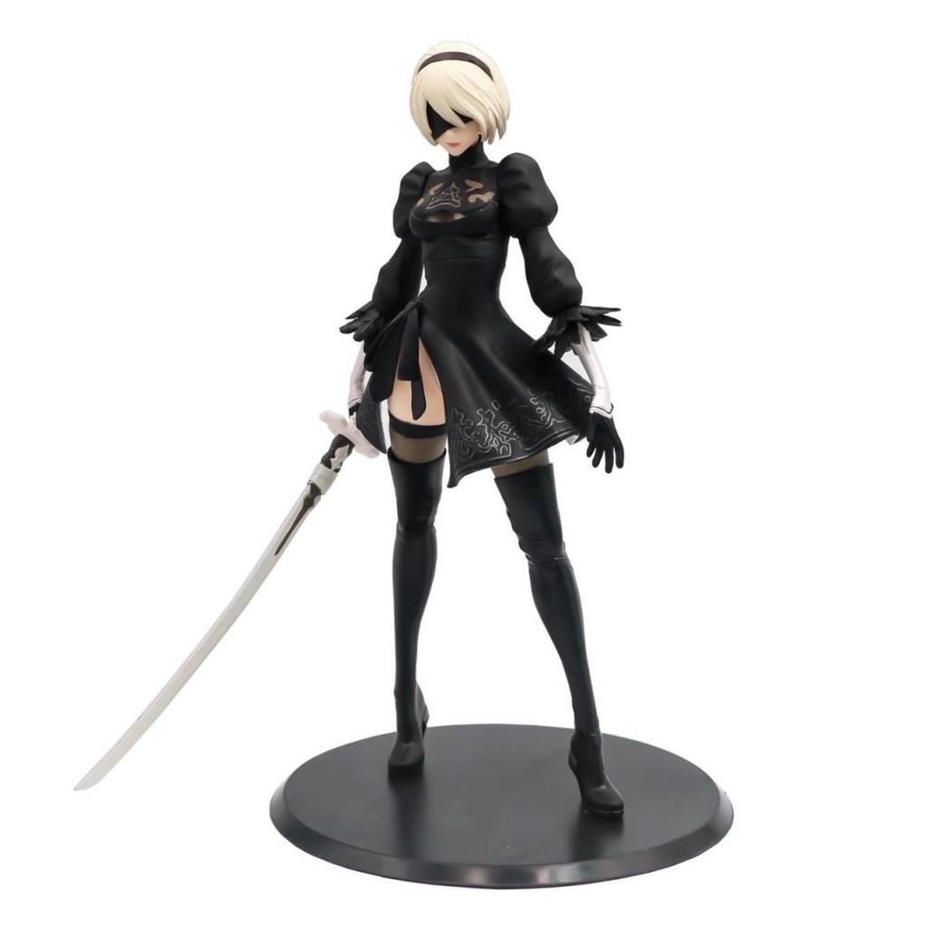 Trò Chơi Bạch Kim Hình Vuông Nierr: Automata YoRHa No. Mô Hình Đồ Chơi Nhân Vật Hoạt Hình 2 Loại B 28cm 28cm
