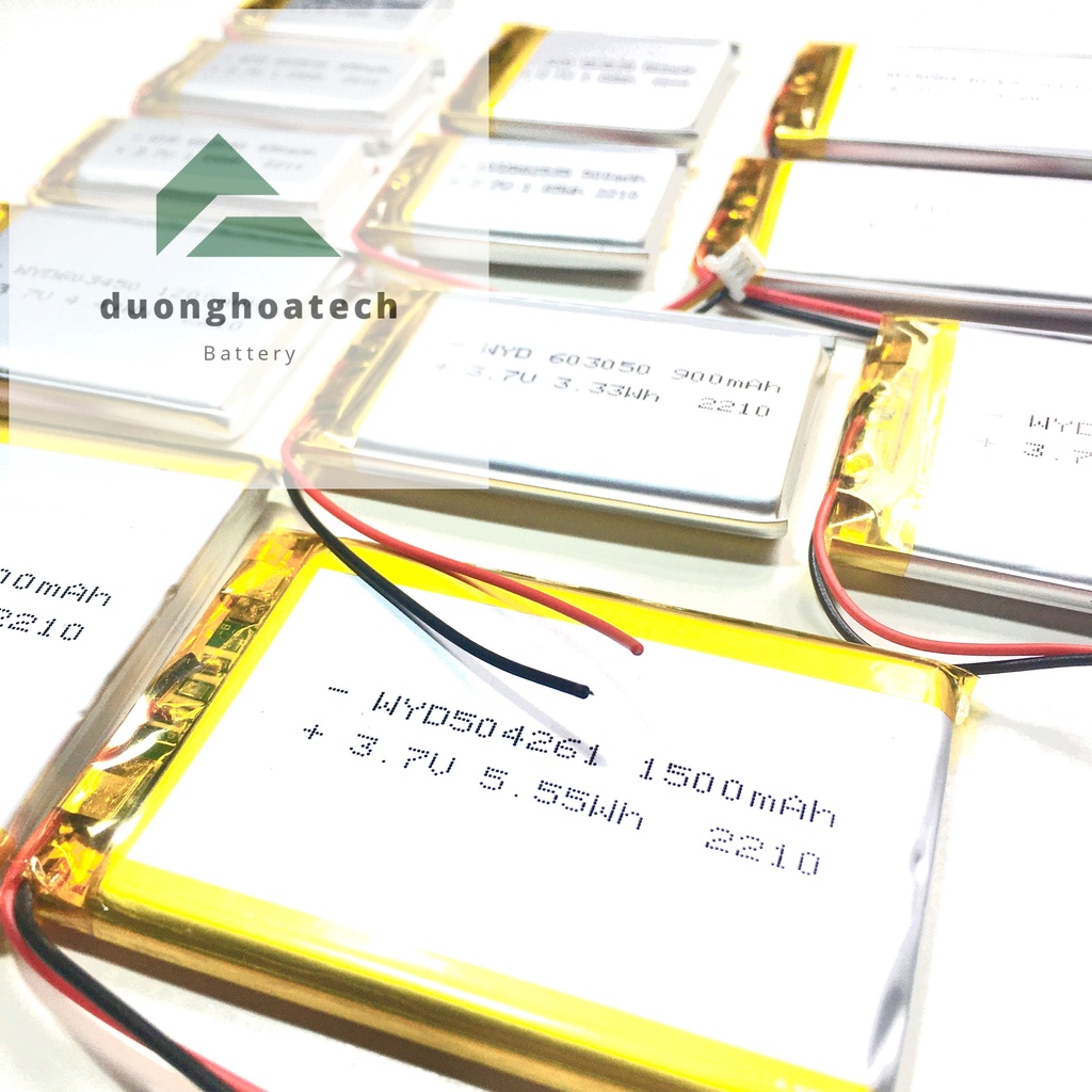 Pin Li-Po Lithium Polymer 3.7V Dung Lượng 800mAh 5x30x48mm Dùng Cho Tai Nghe Bluetooth Và Thiết Bị Điện Tử
