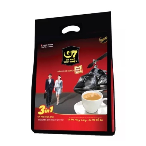 Cà phê sữa hòa tan G7 Trung Nguyên thơm ngon túi 50 gói