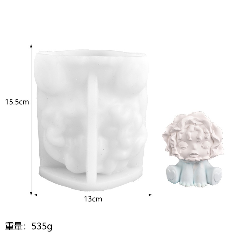 Khuôn Silicon Làm Nến Thơm Hình stitch / Vịt Vàng / Vịt Hoạt Hình diy