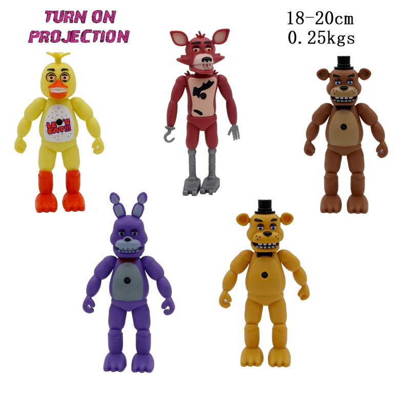 Set 5 Mô Hình Nhân Vật Trong five nights at Freddy 'S