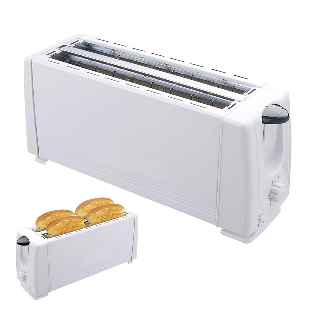 Máy Nướng Bánh Mì 4 Ngăn 1200W 6 Cấp Độ Chuyên Dụng