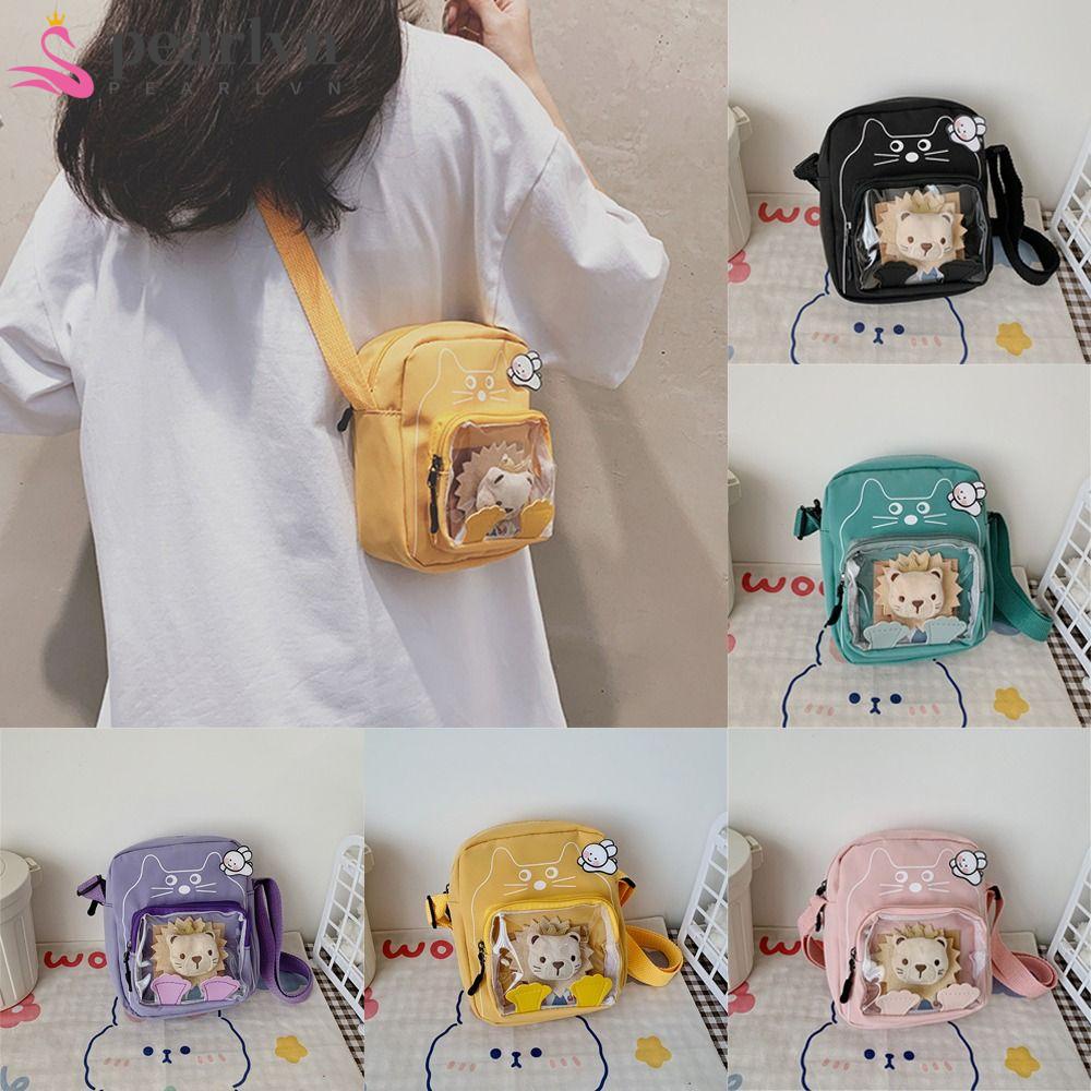 Túi Tote Đeo Vai Chất Liệu Nylon Họa Tiết Hoạt Hình Cho Nữ