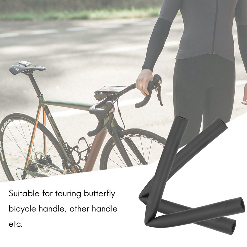 Bộ 2 Vỏ Bọc Tay Lái Xe Đạp Bằng Cao Su + Nút Cắm